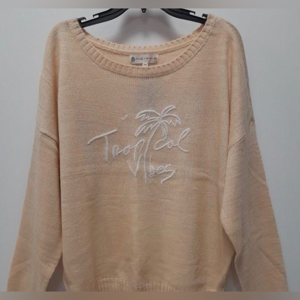 Beachly X Goldfish Kiss Tropical Vibes Women’s Peachy Colored Size XXL